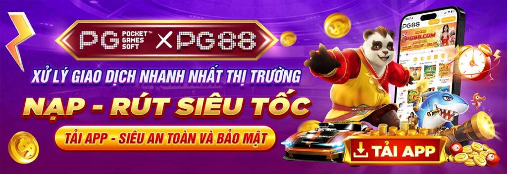 nạp rút siêu tốc tại nhà cái pg88